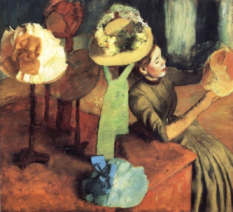 Edgar Degas La Boutique de Mode oil painting picture